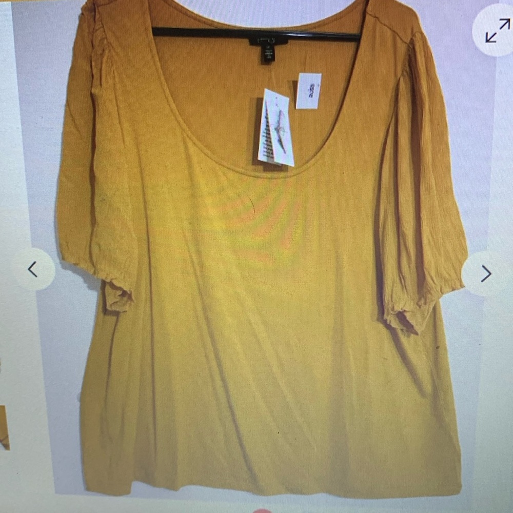 New with Tags Jessica Simpson Womens 3X Short Sleeve Top